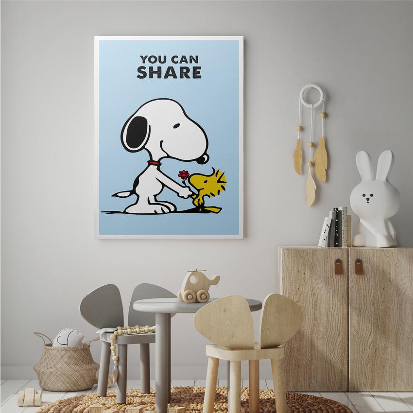 Discover Shop Kids Canvas Art, You can Share Kids Room Canvas Art, YOU CAN SHARE by Original Greattness™ Canvas Wall Art Print