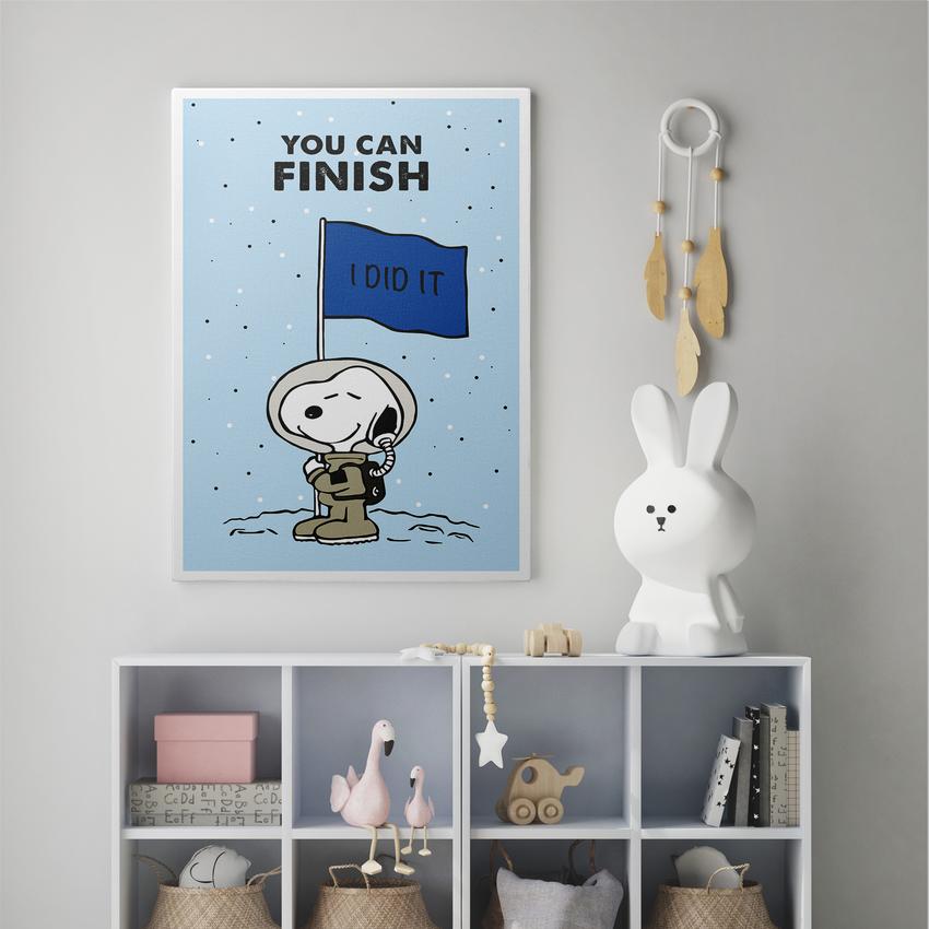 Discover Shop Kids Canvas Art, You can finish Kids Motivational Canvas Art, YOU CAN FINISH by Original Greattness™ Canvas Wall Art Print