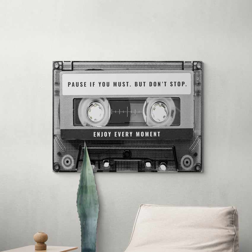 Discover Motivational Music Canvas Art, Enjoy Every Moment - Music Canvas Art for Home & Office, ENJOY EVERY MOMENT by Original Greattness™ Canvas Wall Art Print