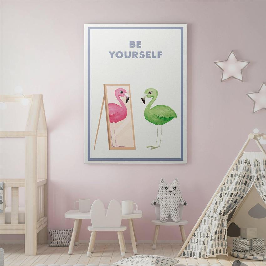 Discover Shop Kids Canvas Art, Be Yourself Canvas Art | Modern Motivational Canvas Wall Art, BE YOURSELF by Original Greattness™ Canvas Wall Art Print