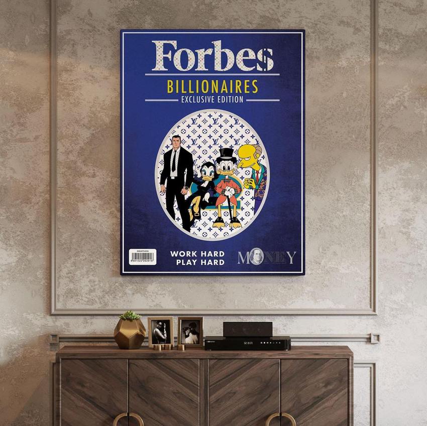 Discover Forbes Canvas Art, Billionaires Luxury Forbes Canvas Art, BILLIONAIRES by Original Greattness™ Canvas Wall Art Print