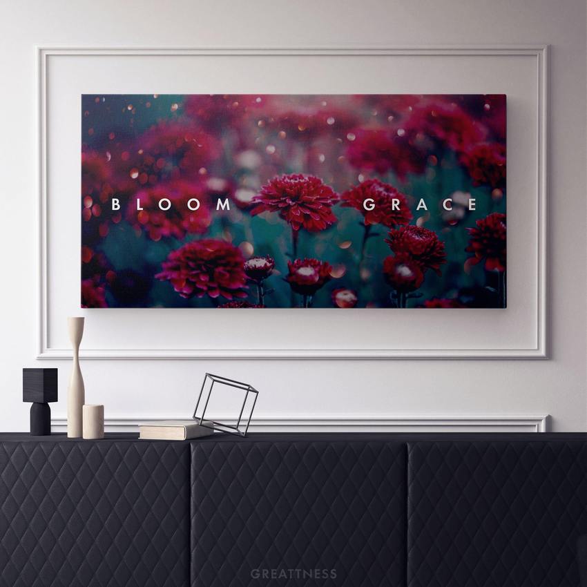 Discover Landscape Canvas Art, Bloom Grace Canvas Art | Nature Landscape Wall Art, BLOOM GRACE by Original Greattness™ Canvas Wall Art Print