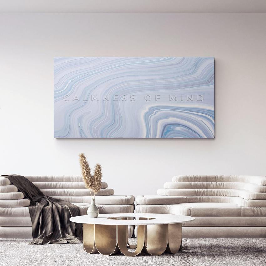 Discover Shop Inspirational Canvas Art, Calmness of Mind Canvas Art | Modern Abstract Canvas Art Prints, CALMNESS OF MIND by Original Greattness™ Canvas Wall Art Print