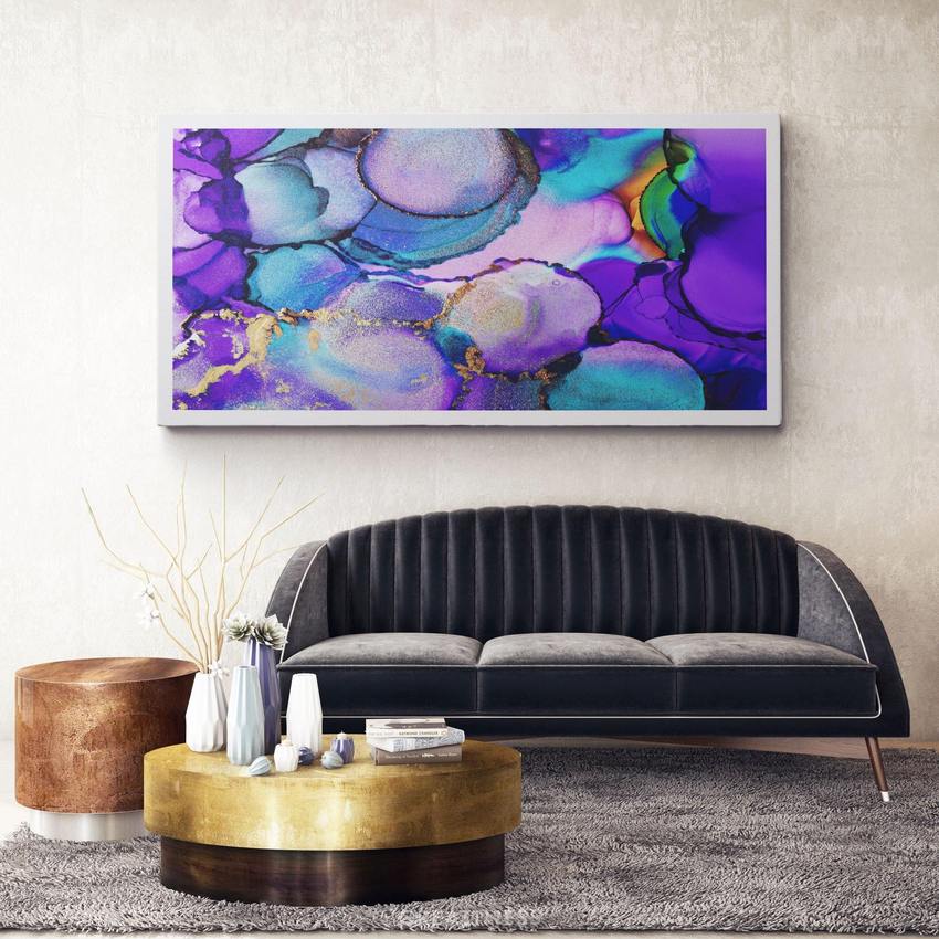 Discover Colorful Abstract Canvas Art, Color Drop Canvas Art, COLOR DROP by Original Greattness™ Canvas Wall Art Print