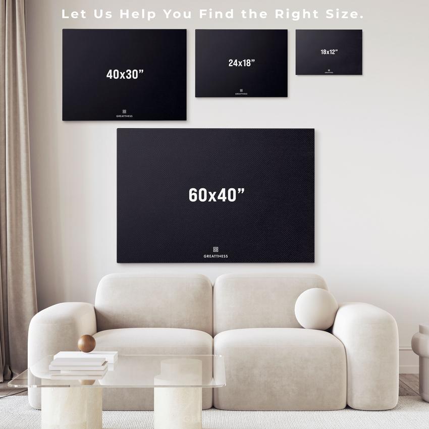 Discover Motivational Canvas Art, Greatness Quote Sign Canvas Art, Motivational Success Artwork, GREATNESS CANVAS by Original Greattness™ Canvas Wall Art Print