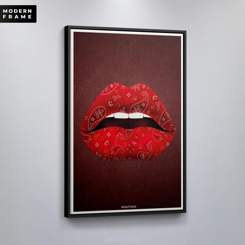 Discover Lips Canvas Wall Art, Luxe Lips Bundle Set of 3 Canvas Art Pieces, LUXE LIPS BUNDLE by Original Greattness™ Canvas Wall Art Print