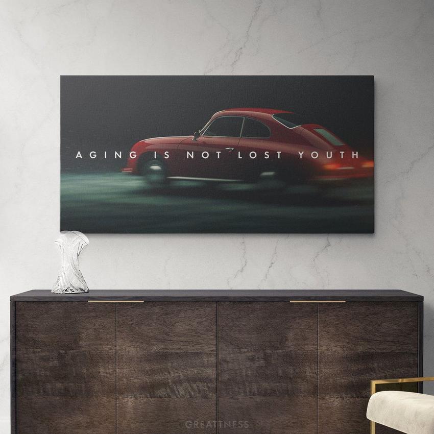 Discover Shop Vintage Retro Wall Art, Old Vintage Porsche Vehicles Cars Canvas Wall Art, Vintage PORSCHE by Original Greattness™ Canvas Wall Art Print