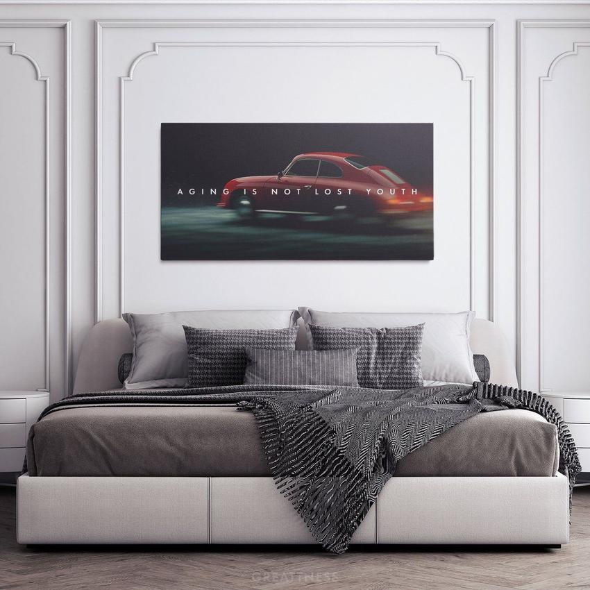 Discover Shop Vintage Retro Wall Art, Old Vintage Porsche Vehicles Cars Canvas Wall Art, Vintage PORSCHE by Original Greattness™ Canvas Wall Art Print