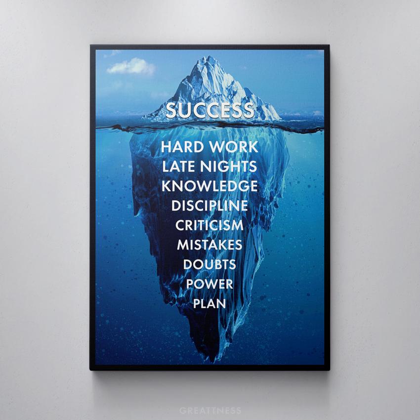 Discover Motivational Canvas Art, Success Bundle Canvas Wall Art | Motivational Artwork, SUCCESS BUNDLE by Original Greattness™ Canvas Wall Art Print