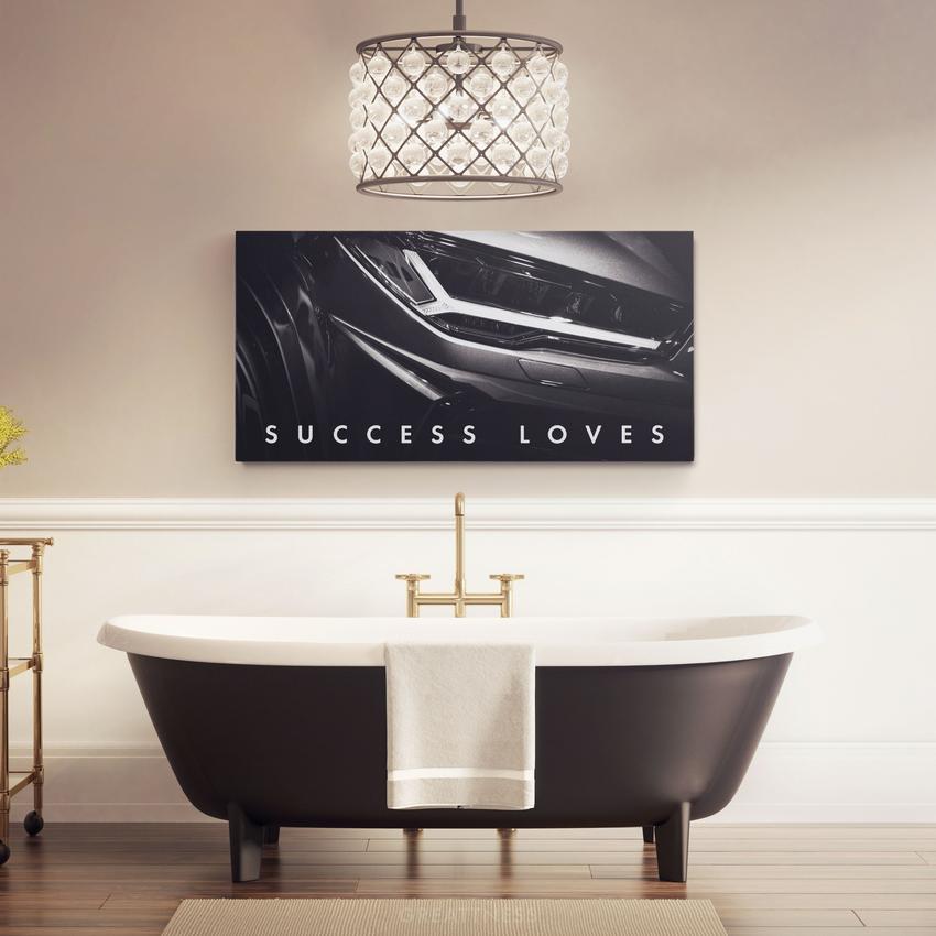 Discover Inspirational Cars Wall Art, Success Loves Details - Lamborghini Sports Car - Motivational, SUCCESS LOVES DETAILS by Original Greattness™ Canvas Wall Art Print