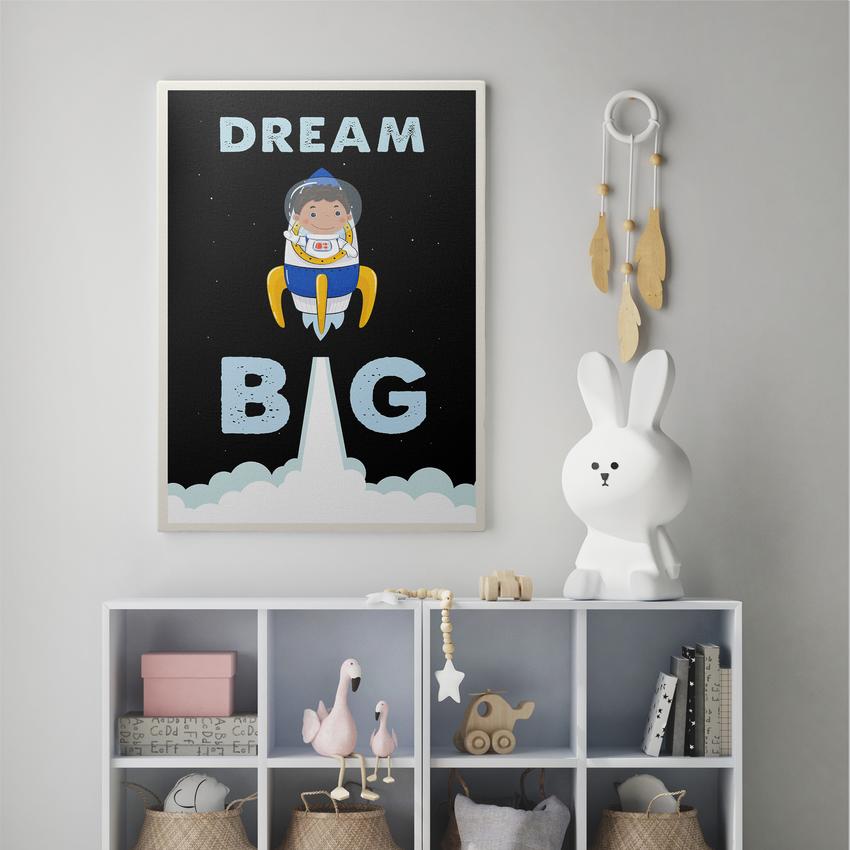 Discover Shop Kids Canvas Wall Art, Kids Space Bundle of 3 Art Pieces, Inspirational Canvas Art, SPACE BUNDLE FOR KIDS by Original Greattness™ Canvas Wall Art Print