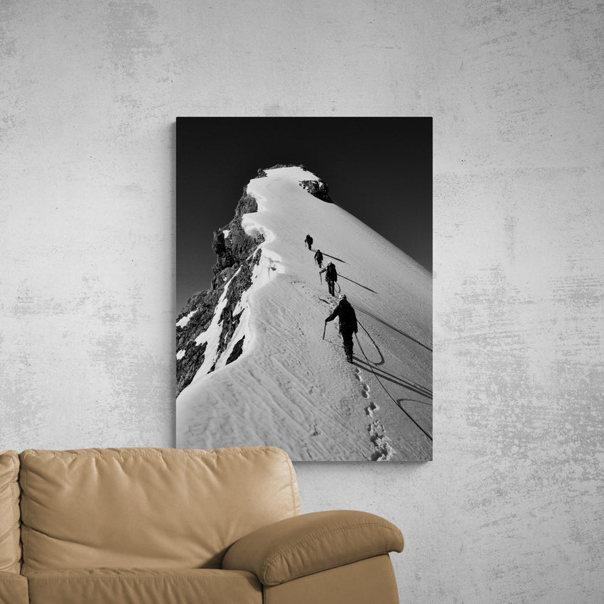 Discover Inspirational Canvas Art, Modern Climber Photography Canvas Wall Art, Walk to Success by Original Greattness™ Canvas Wall Art Print