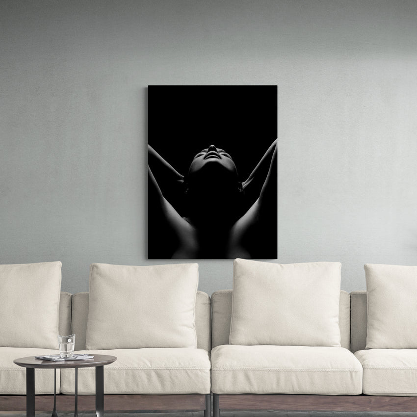 Discover Black Women Canvas Art, Women Secrets - Nude Body Inspirational Black Wall Art, The Women Secrets by Original Greattness™ Canvas Wall Art Print